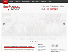 Tablet Screenshot of emergency-cleanup.com